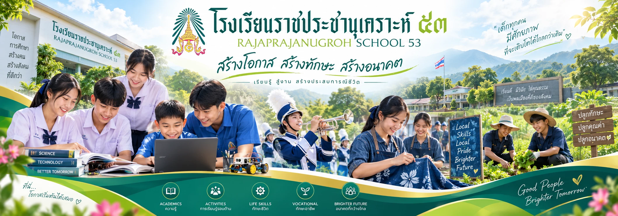“ทุกศักยภาพ ทุกความฝัน เติบโตได้ด้วยโอกาส”